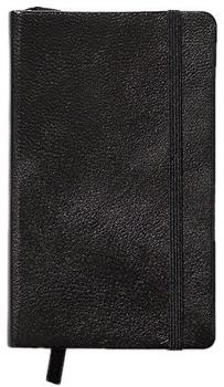 Leuchtturm1917 Notizbuch Pocket Echtleder Dotted 185 nummerierte Seiten schwarz