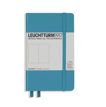 Leuchtturm1917 Notizbuch Pocket Hardcover Blanko 185 nummerierte Seiten nordic blue