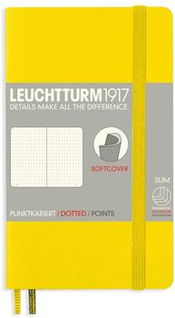 Leuchtturm1917 Notizbuch Pocket Softcover Dotted 121 nummerierte Seiten zitrone