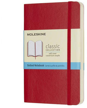 Moleskine Pocket Softcover A6 Punktraster Scharlachrot