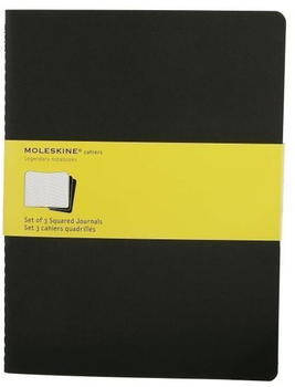 Moleskine 3 MOLESKINE Notizbuch Cahier ca. A4 kariert