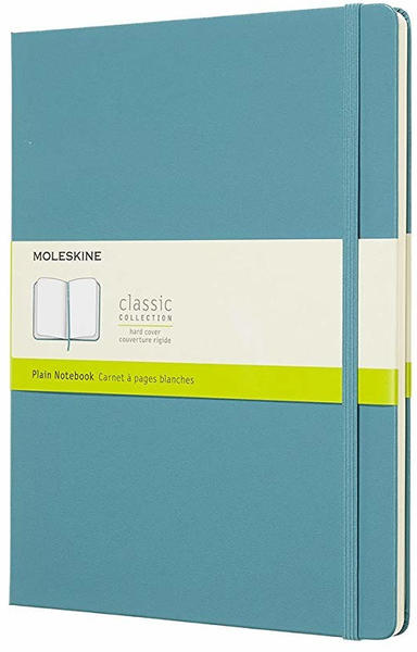 Moleskine Extra Large Soft Cover Plain Notebook Blue