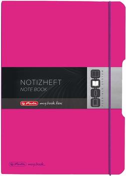 Herlitz my.book flex PP A4 2x40 liniert + kariertpink (11361474)