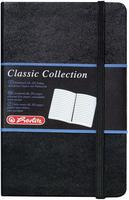 Herlitz Notizbuch my.book classic, Kunstleder Hardcover, schwarz, 96 Blatt / 192