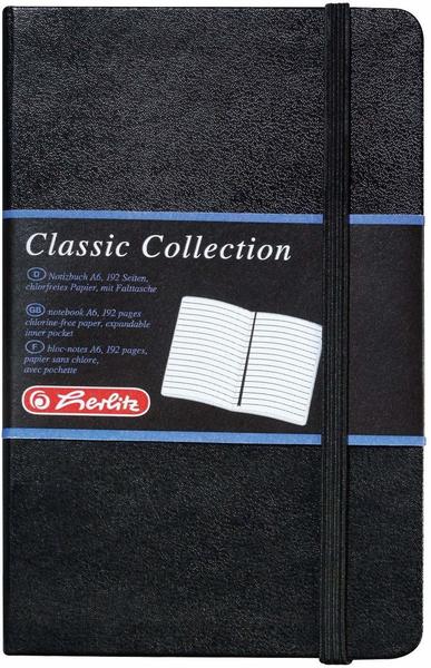 Herlitz Classic A6/96 liniert schwarz my.book (10789444)