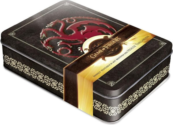 Naumann & Göbel Game of Thrones - Fire and Blood Schmuckdose inkl. Notizbuch mit Motiven des House Targaryen