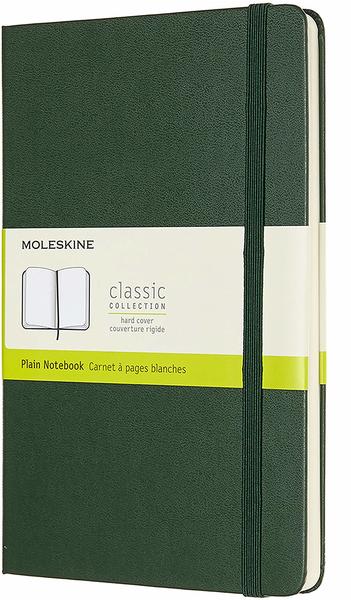 Moleskine Klassisches Notizbuch Hardcover A5 blanko 240 Seiten myrte grün