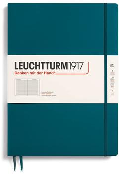 Leuchtturm1917 Master Slim Hardcover (A4+) Liniert 121 nummerierte Seiten Pacific Green