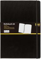 Idena Notizbuch A4 liniert schwarz FSC-Mix (A4, Liniert, Weicher Einband)...