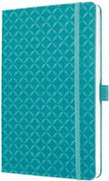 SIGEL Notizbuch Jolie&reg;, Hardcover, ca. A5, liniert, aquagr&uuml;n, 174 S.