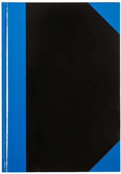 Idena Kladde DIN A4 liniert Hardcover blau/schwarz (542900)