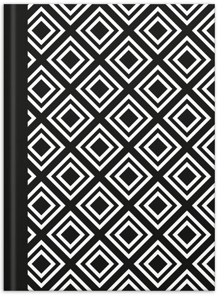 RNK black & white Rhombus DIN A5 dotted (46745)