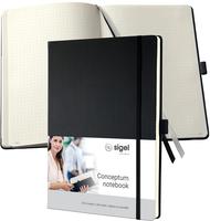 Sigel CO108, Sigel CONCEPTUM CO108 Notizbuch Punktraster Schwarz Anzahl der Bl&auml;tter: