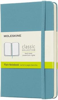 Moleskine Pocket A6 blanko Hardcover 96 Blatt riffblau