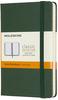 Moleskine 629025, Moleskine P/A6 - Pocket Notizbuch (A6, Liniert) Grün