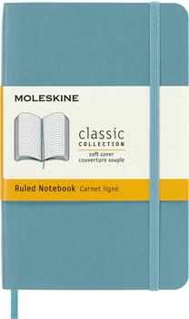 Moleskine Pocket A6 liniert Softcover riffblau
