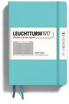 Leuchtturm1917 Notizbuch Medium Hardcover A5 Aquamarine kariert
