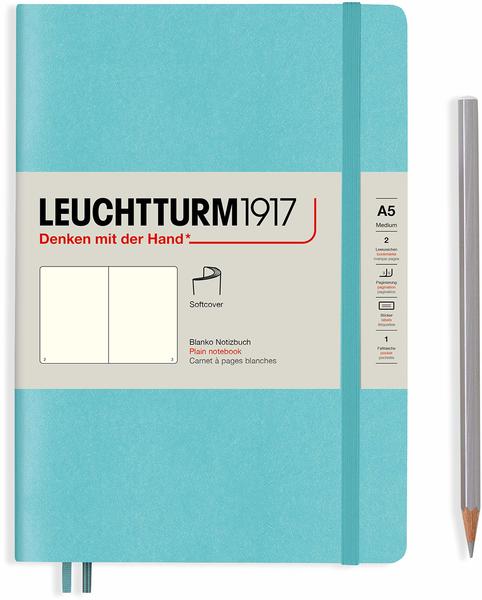 Leuchtturm1917 Notizbuch Medium Softcover A5 Aquamarine blanko