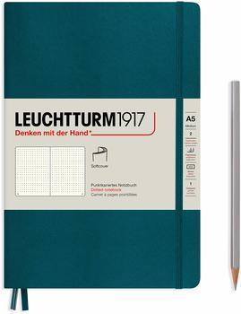 Leuchtturm1917 Notizbuch Medium Softcover A5 Pacific Green punktkariert