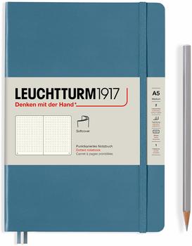 Leuchtturm1917 Notizbuch Medium Softcover A5 Stone Blue punktkariert