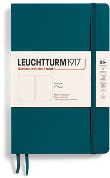 Leuchtturm1917 Notizbuch Paperback Softcover B6+ Pacific Green blanko