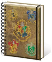 Harry Potter Hogwarst Crest & Four Houses A5 Bele?nica Pyramid
