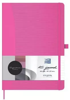 Oxford Signature A5 Journal liniert 160 Seiten fuchsia