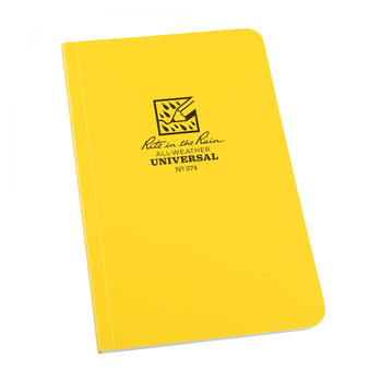 Rite in the Rain All-Wetter Universal Soft Cover 128 Seiten gelb