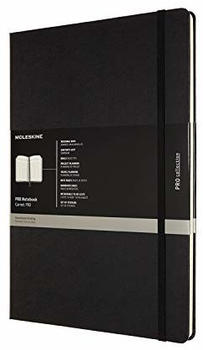 Moleskine Pro Notebook Hardcover A4 192 Seiten schwarz