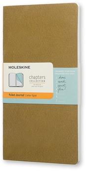 Moleskine Chapter Notizheft Slim Pocket liniert olive
