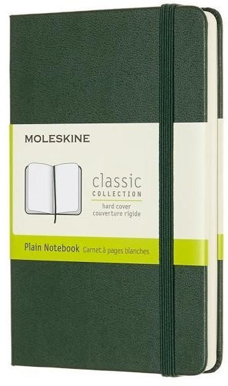 Moleskine Klassisches Notizbuch Hardcover blanko 192 Seiten myrte grün