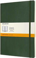 Moleskine Classic Liniertes Notizbuch XL 192 Seiten Waldgr&uuml;n weicher Einband
