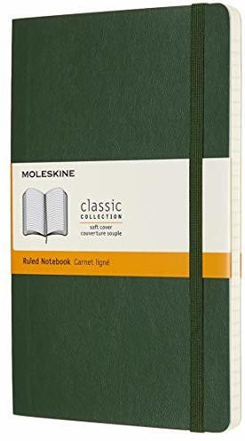 Moleskine Klassisches Softcover liniert 192 Seiten myrte grün