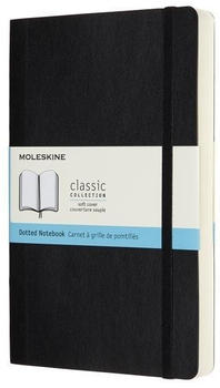 Moleskine Klassisches Notizbuch Softcover punktkariert 400 Seiten schwarz