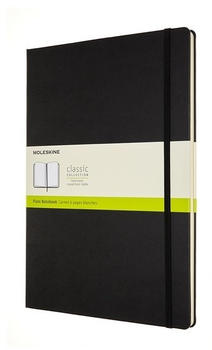Moleskine Klassisches Notizbuch Hardcover blanko 192 Seiten schwarz
