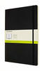 Moleskine 602862, Moleskine Notizbuch klassisch (A4, Blanko, Weicher Einband) Schwarz