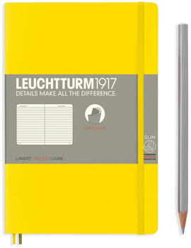 Leuchtturm1917 Paperback Softcover (B6+) Liniert 123 nummerierte Seiten Zitrone