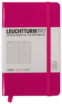 Leuchtturm1917 Notizbuch Pocket (A6) Hardcover Textileinband liniert 185 numerierte Seiten beere