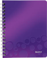 Leitz 4641-00-62, Leitz Collegeblock 4641-00-62 WOW, Muster, kariert / kariert Rand