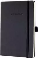 Sigel CO121, SIGEL Notizbuch Conceptum ca. DIN A5 kariert, schwarz Hardcover 194