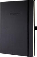 Sigel CO110, SIGEL Notizbuch Conceptum ca. DIN A4 blanko, schwarz Hardcover 194