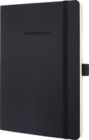 SIGEL CO320 Notizbuch Conceptum, ca. A5, kariert, Softcover, schwarz