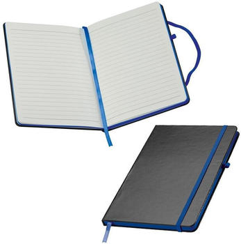 Easy Gifts Notizbuch im PU-Hardcover liniert DIN A5 blau (1035267051)