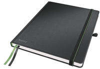 LEITZ Notizbuch Complete, iPad Format, liniert, schwarz 80 Blatt, 96 g/qm, elfenbein