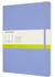 Moleskine XL 19x25cm blanko Softcover hortensienblau