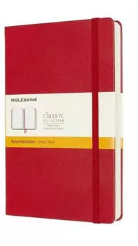 Moleskine Large A5 liniert 200 Blatt Hardcover scharlachrot
