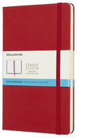 Moleskine Notizbuch Large/A5, Punktraster, Hard Cover, Scharlachrot Rot