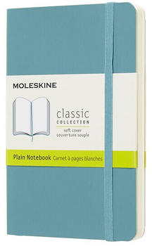 Moleskine Pocket A6 blanko Softcover riffblau