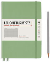 Leuchtturm1917 Notizbuch Medium, 361583, Salbei, A5, Hardcover, aus laminiertem