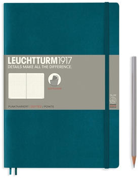 Leuchtturm1917 Composition Softcover (B5) Punktkariert 121 nummerierte Seiten Pacific Green